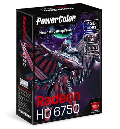การ์ดจอ PowerColor HD6750 2GB GDDR3 PCI-E รับประกัน2ปี